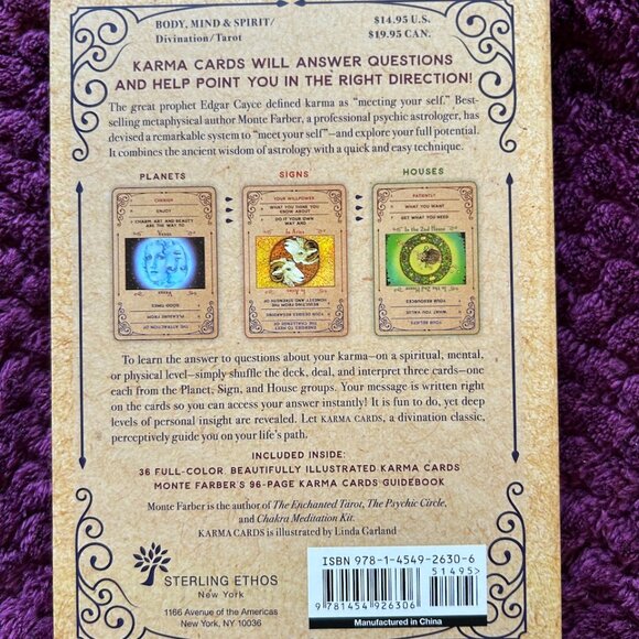 Karma Cards Astrology Divination Deck - Picture 2 of 7